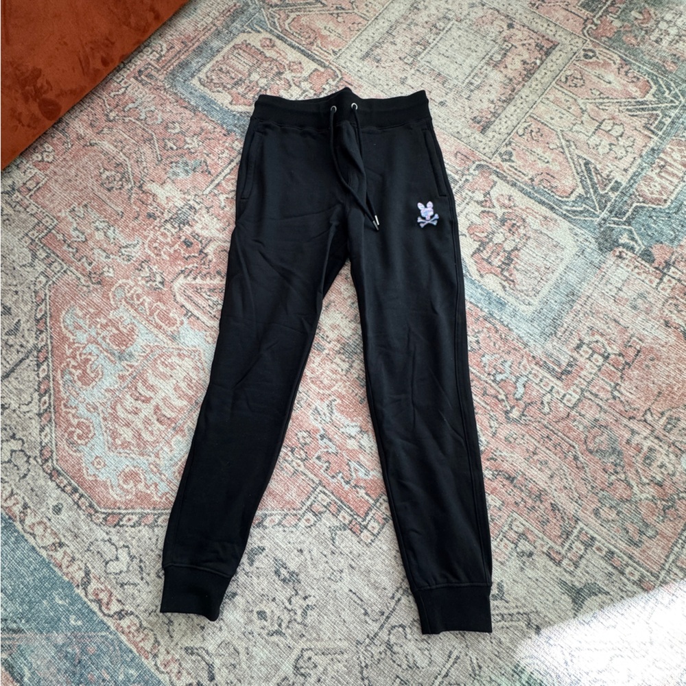 Psycho bunny, black sweatpants size medium